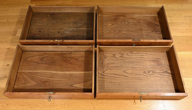 Small Ash chest of drawers - Late 19th century