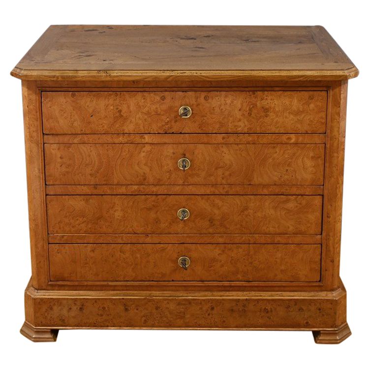 Small Ash chest of drawers - Late 19th century