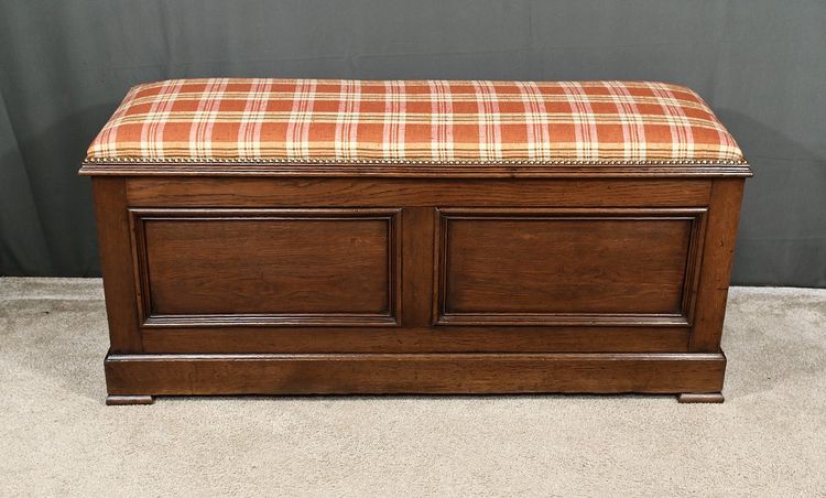 Oak Landing Chest Bench - Early 20th century