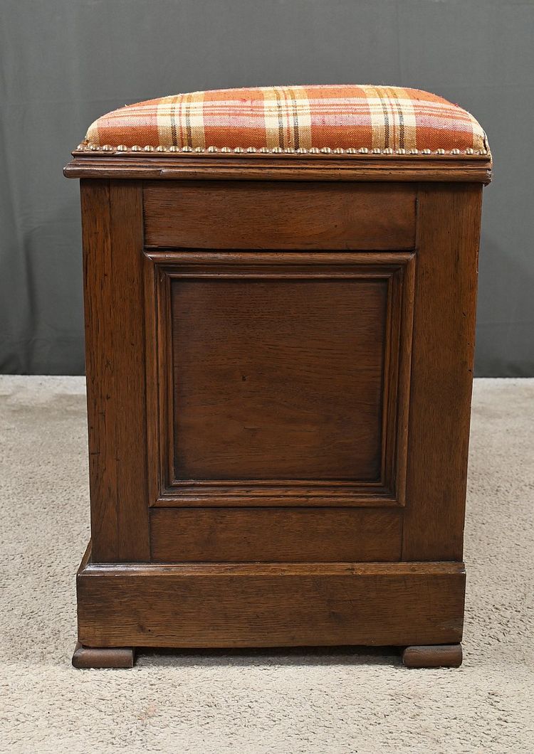 Oak Landing Chest Bench - Early 20th century