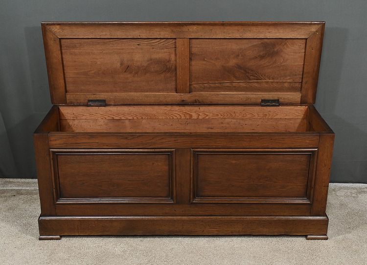 Oak Landing Chest Bench - Early 20th century