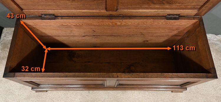 Oak Landing Chest Bench - Early 20th century