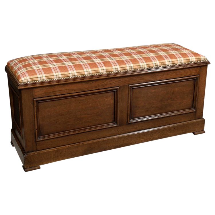 Oak Landing Chest Bench - Early 20th century