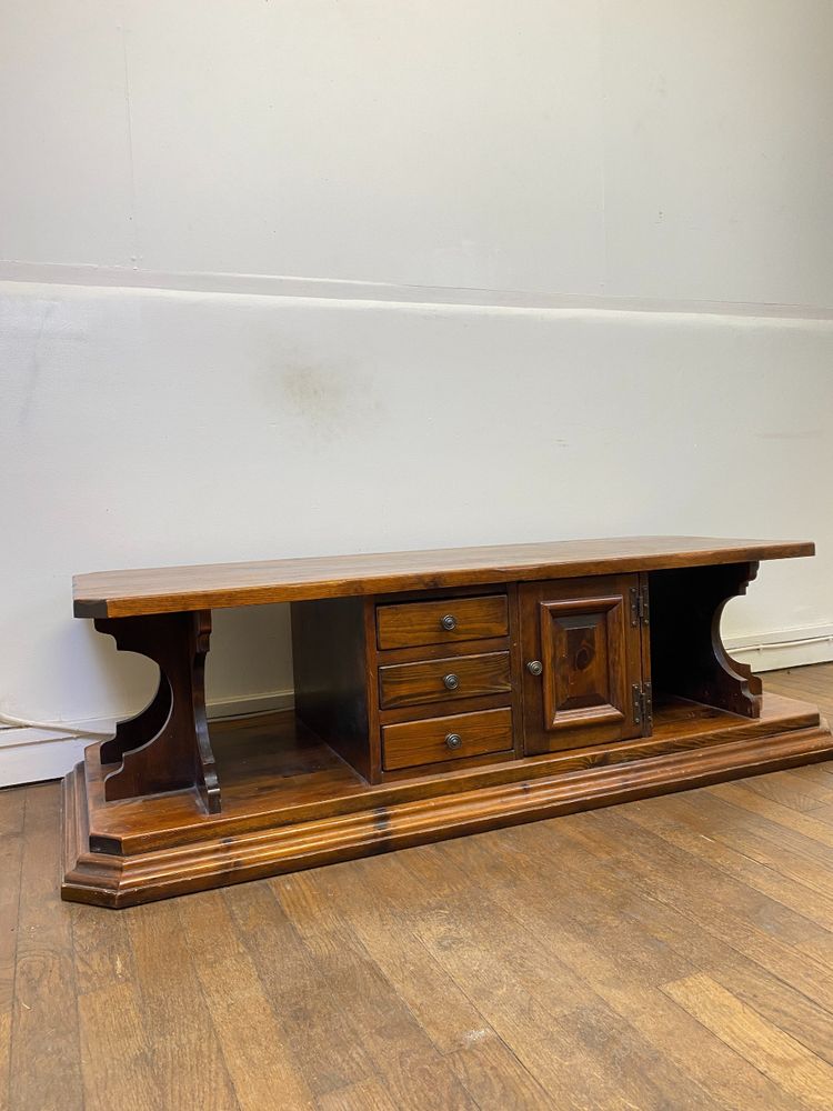 1960 Walnut Wood Coffee Table