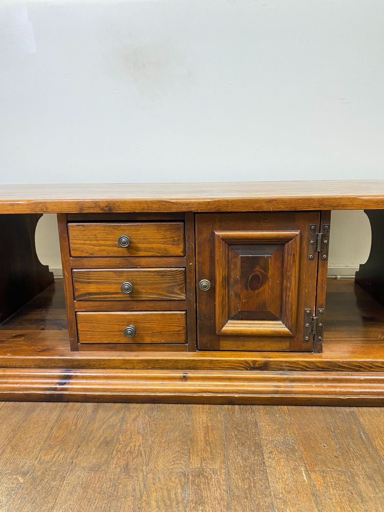 1960 Walnut Wood Coffee Table