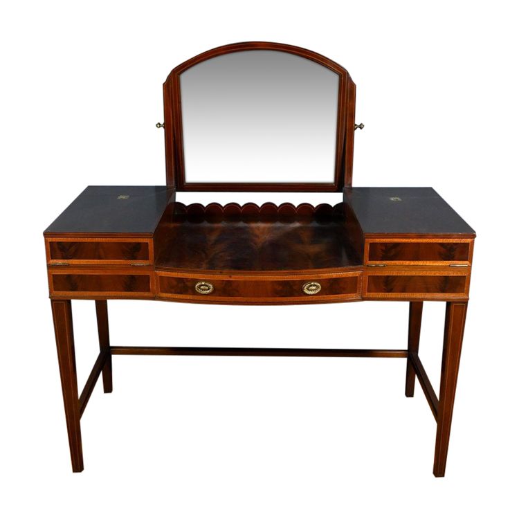 English Mahogany Dressing Table – Early 20th Century