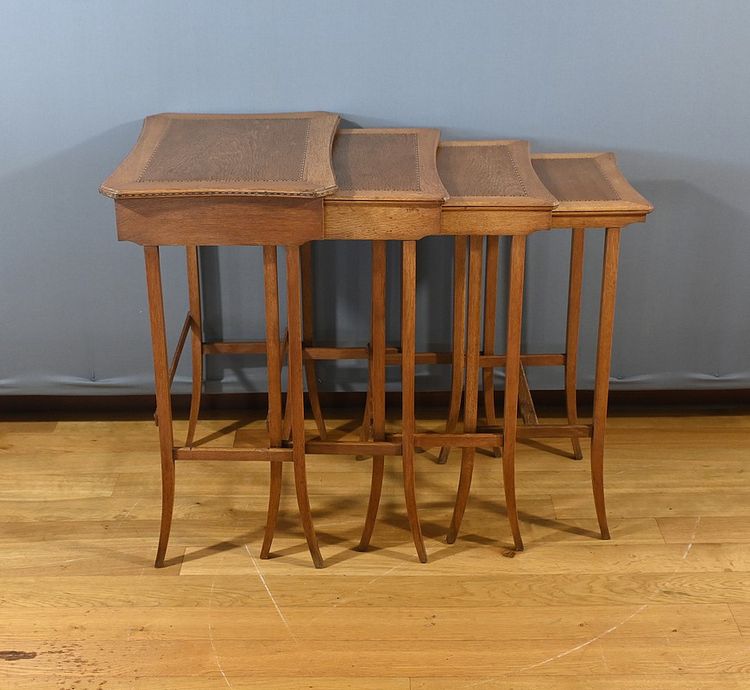 Oak Nesting Tables – 1930