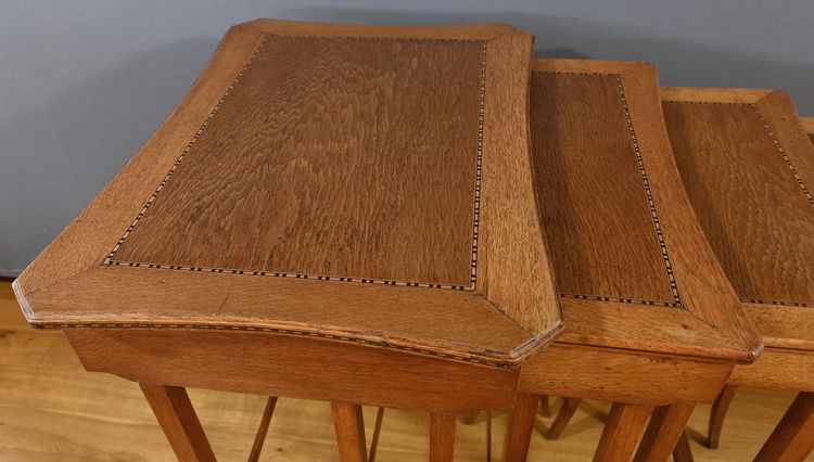 Oak Nesting Tables – 1930