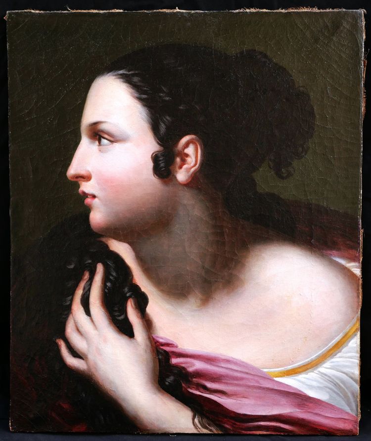 Attributed To Pierre Claude François Delorme, Woman In Profile &#40;head Of Expression&#41;