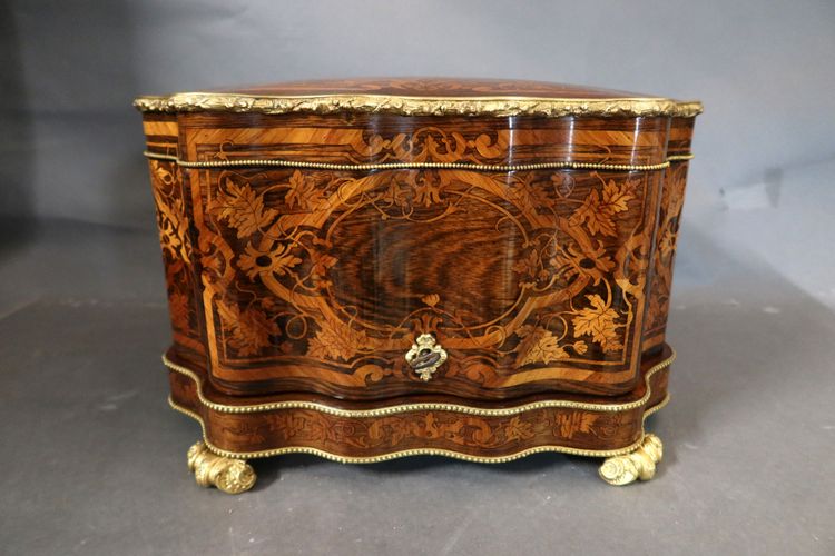 Napoleon III marquetry liqueur cellar