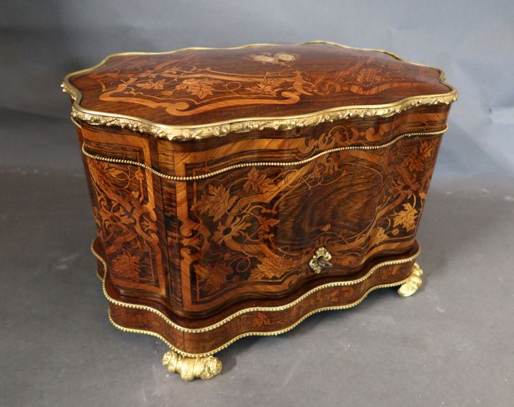 Napoleon III marquetry liqueur cellar