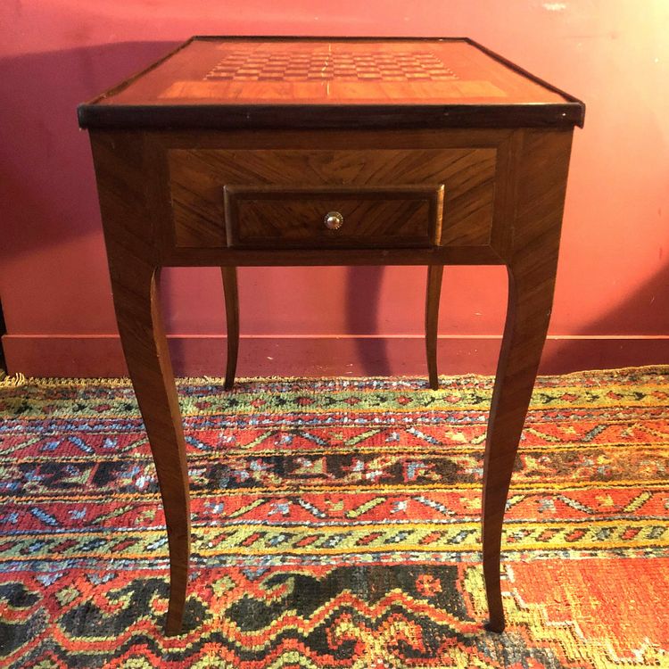 Inlaid games table, Transition period