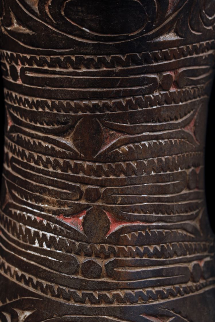 Hand drum, Traditional instrument, Oceanic art, Tribal art, Papua New Guinea, Kundu