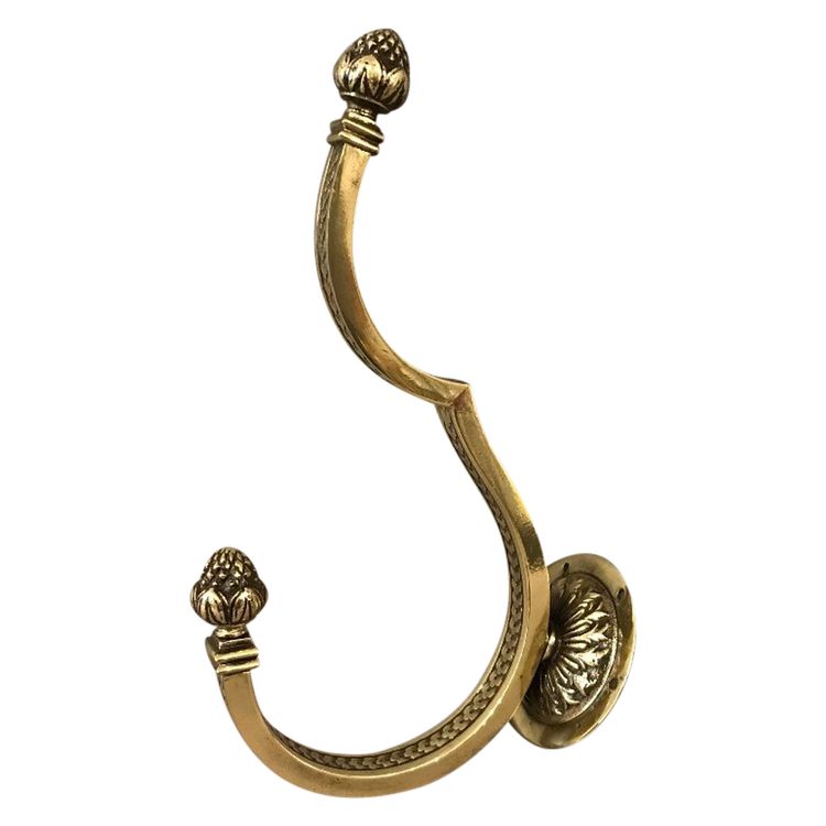 Beautiful and large coat rack, bronze coat hook from the 19th century in Louis XVI style