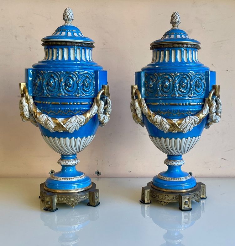 Pair of Porcelain Vases, 19th Century