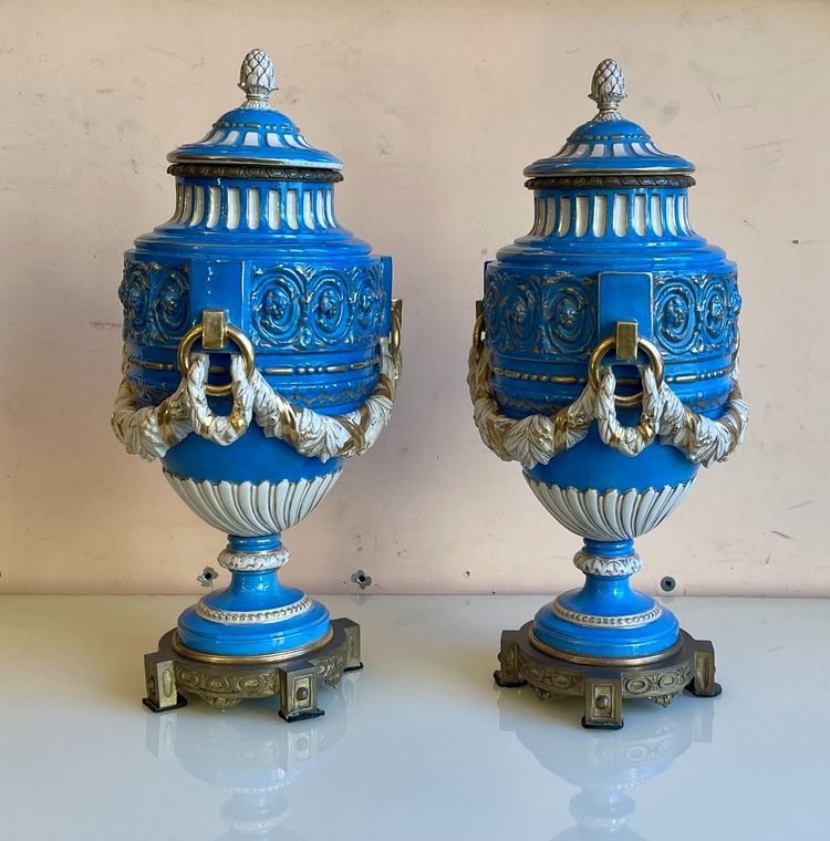 Pair of Porcelain Vases, 19th Century