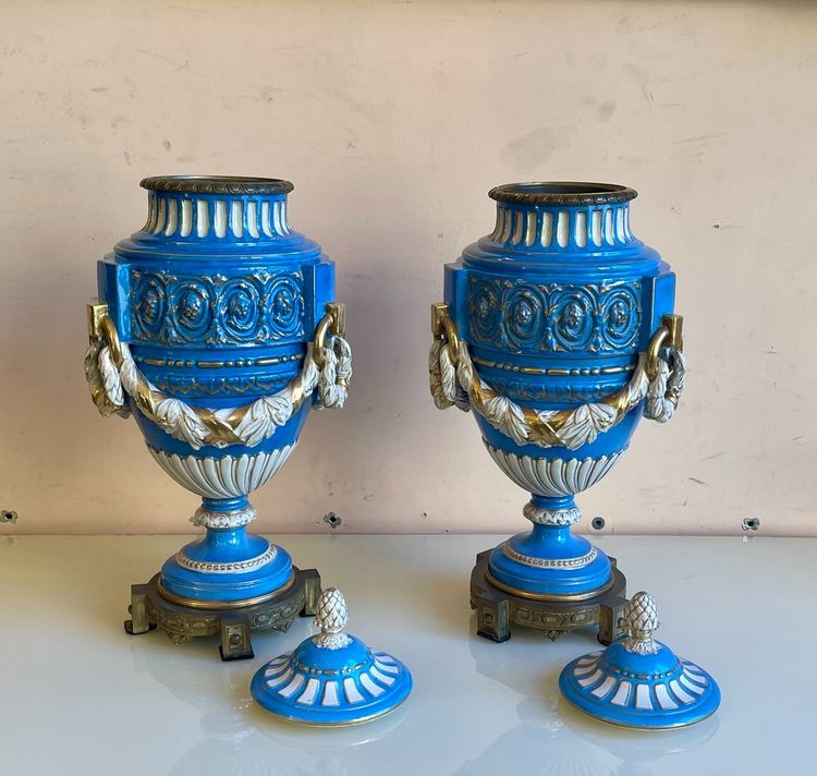 Pair of Porcelain Vases, 19th Century