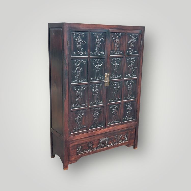 Cabinet - Chinese Ironwood Cabinet - China 19th Century