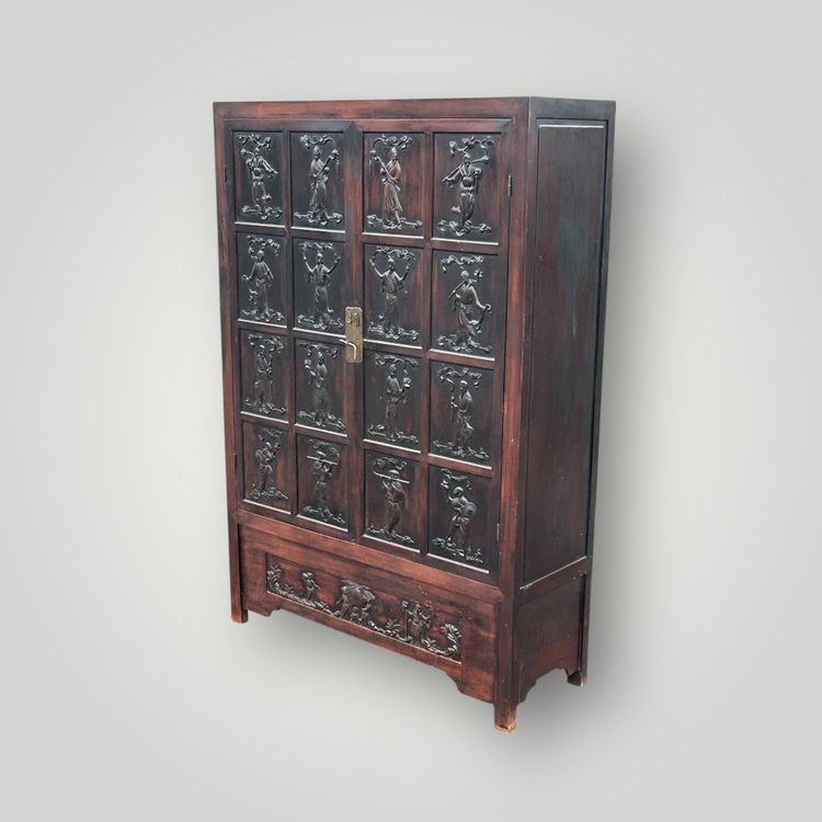 Cabinet - Chinese Ironwood Cabinet - China 19th Century