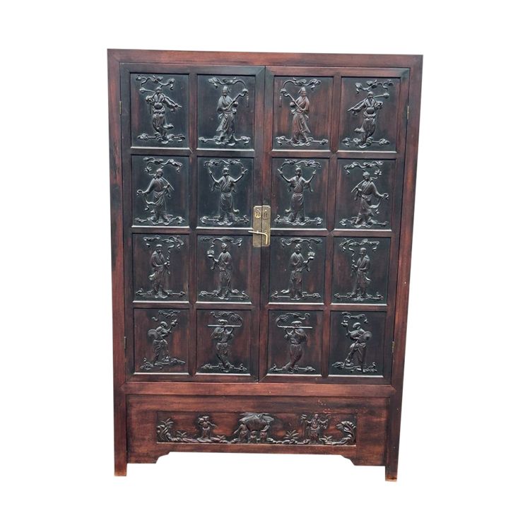 Cabinet - Chinese Ironwood Cabinet - China 19th Century