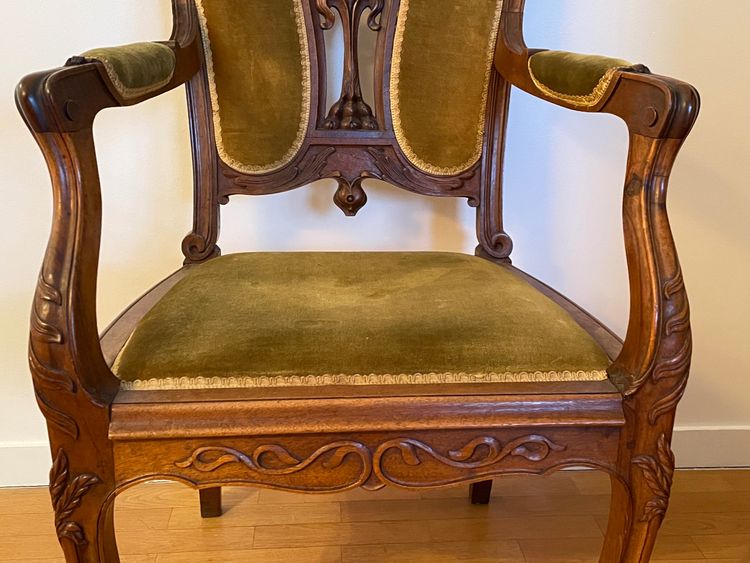 Pair of Art Nouveau Armchairs