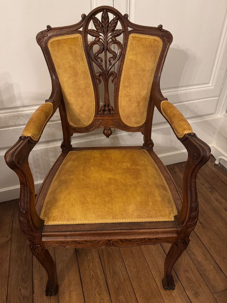 Pair of Art Nouveau Armchairs