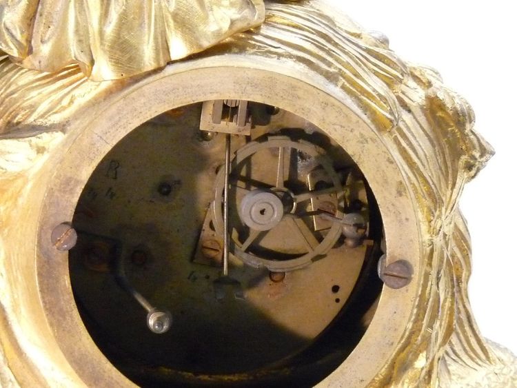 Pendule à l'escargot d'époque Napoléon III