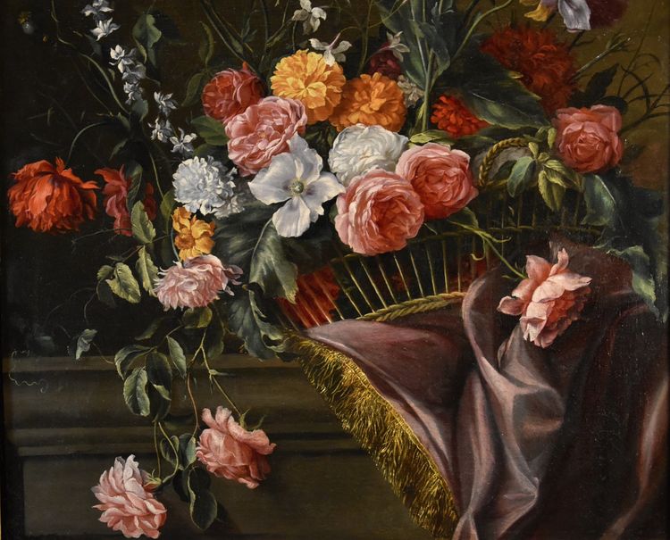 Jean-Michel Picart (Antwerpen, 1600 - Paris, 1682), Stillleben mit Blumen