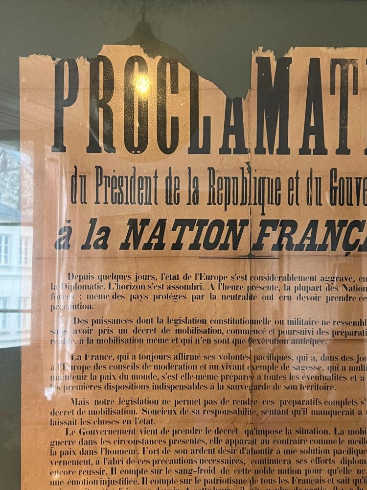 Proclamation of the President of the Republic, 1914