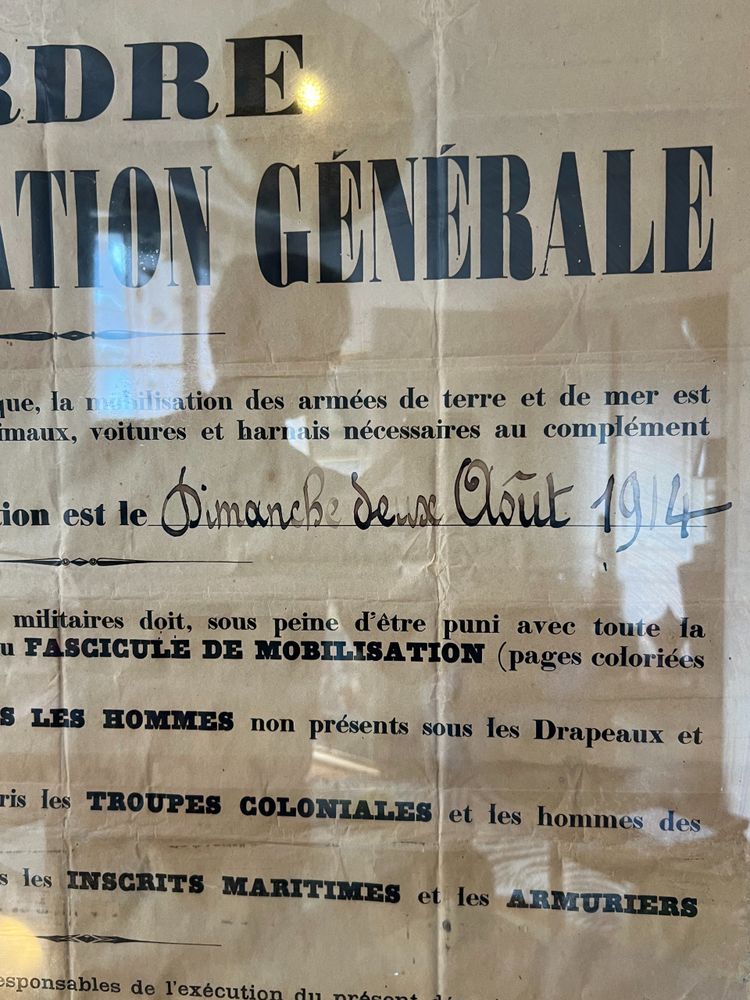 General Mobilization Order, August 1914