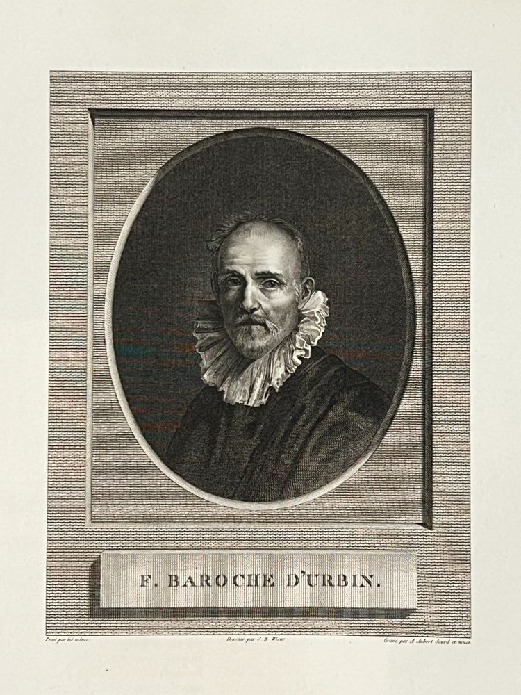 Frédéric Baroche Autoritratto, Due Vittorie Acquaforte