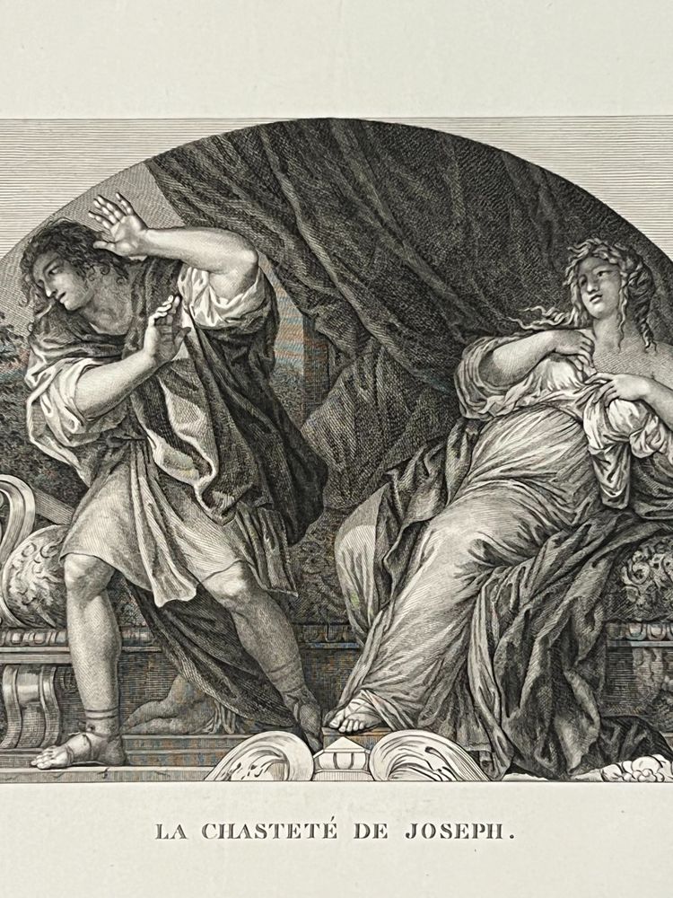 The Chastity of Joseph, Pietro Da Cortona, Etching