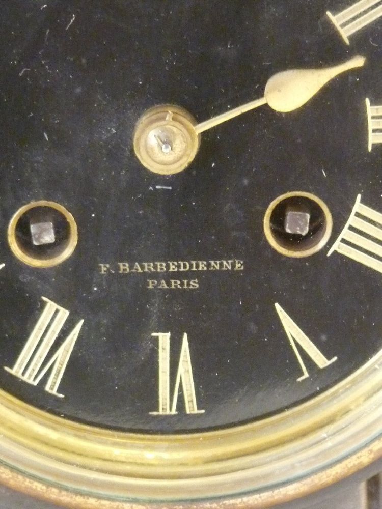 Barbedienne Diane clock after Jean Goujon 58CM