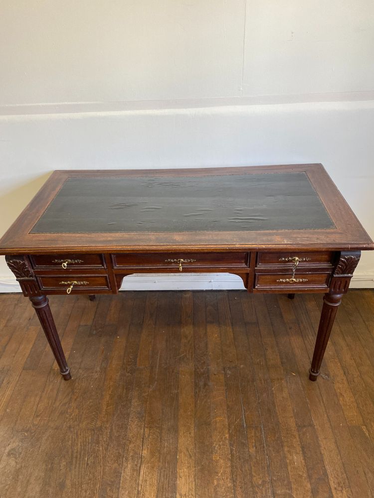 19th Century Mahogany Desk - Louis XVI Style