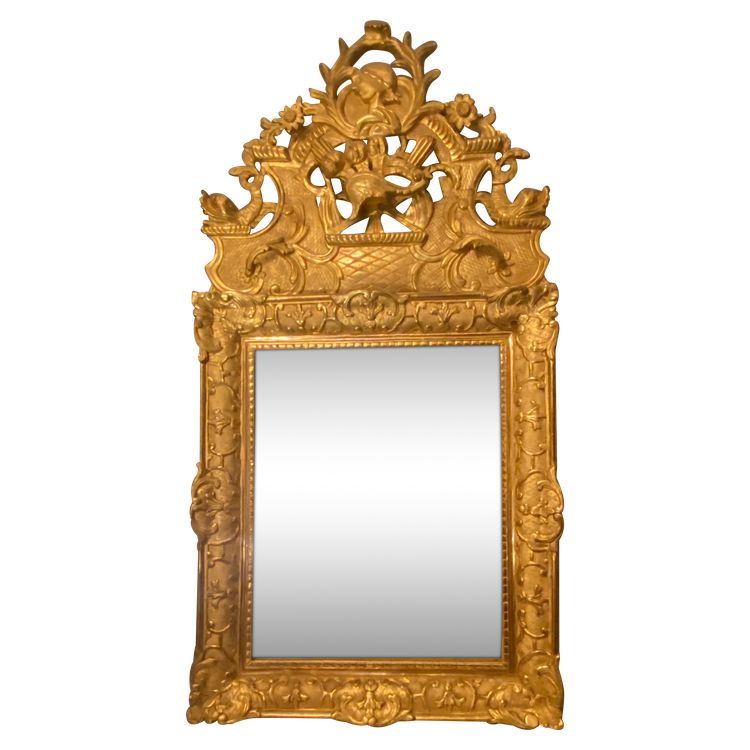 Mirror, regency gold mirror