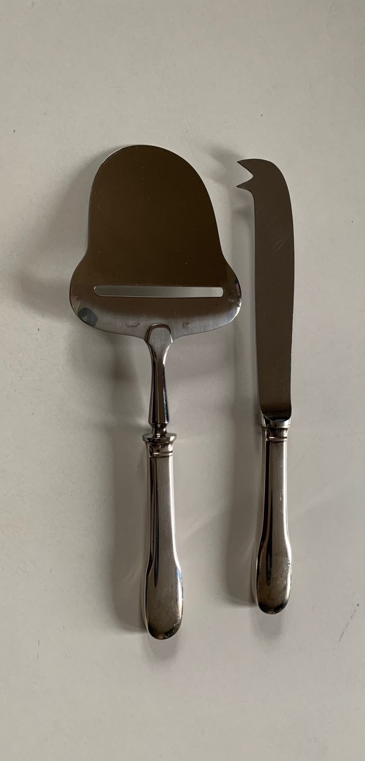 Christofle cheese knife and shovel