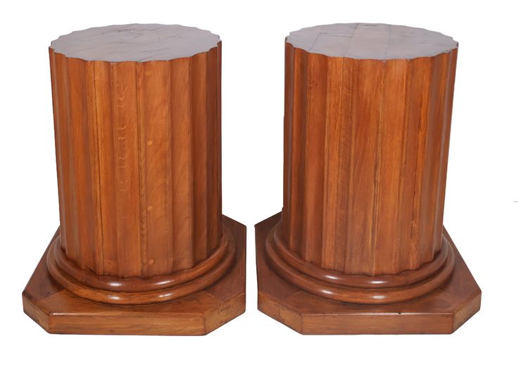 Pair of neoclassical style columns from the early 20th century