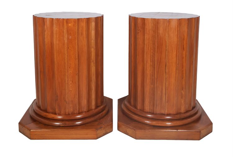 Pair of neoclassical style columns from the early 20th century