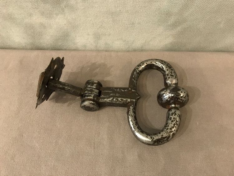 18th century wrought iron door knocker