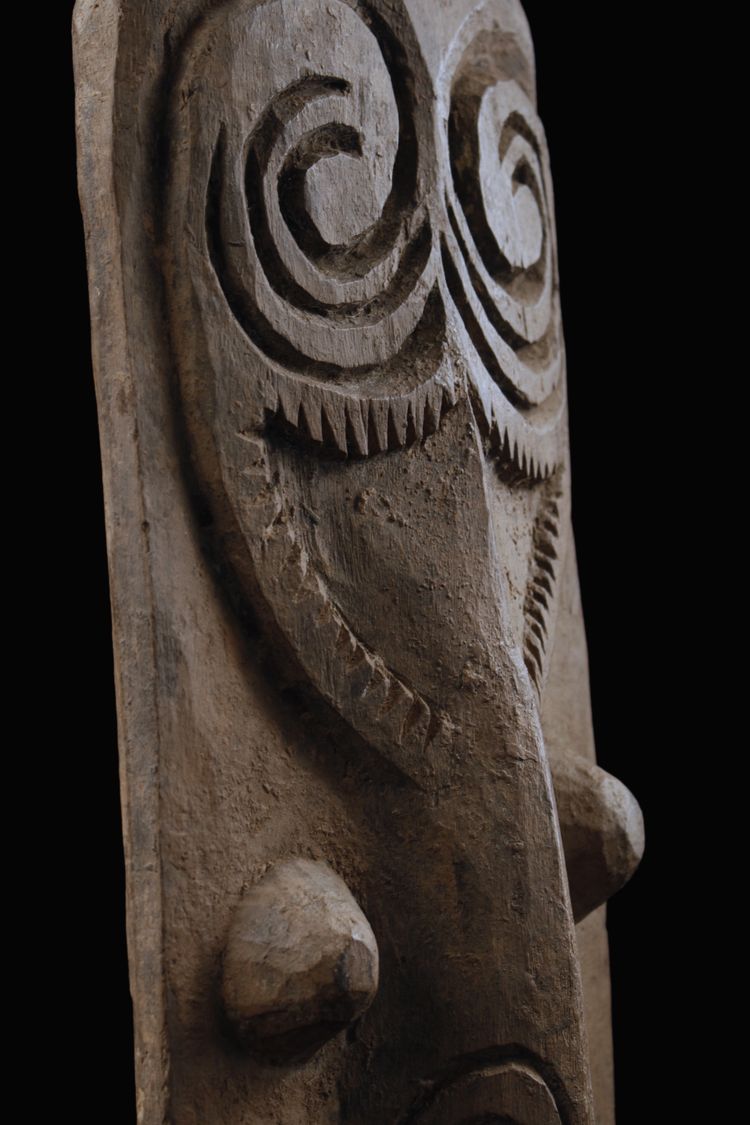 Votive board, tribal art, Oceanic art, Papua New Guinea, Oceania, sculpture