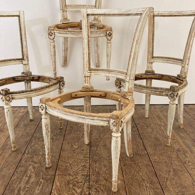 Set of 4 Directoire style chairs