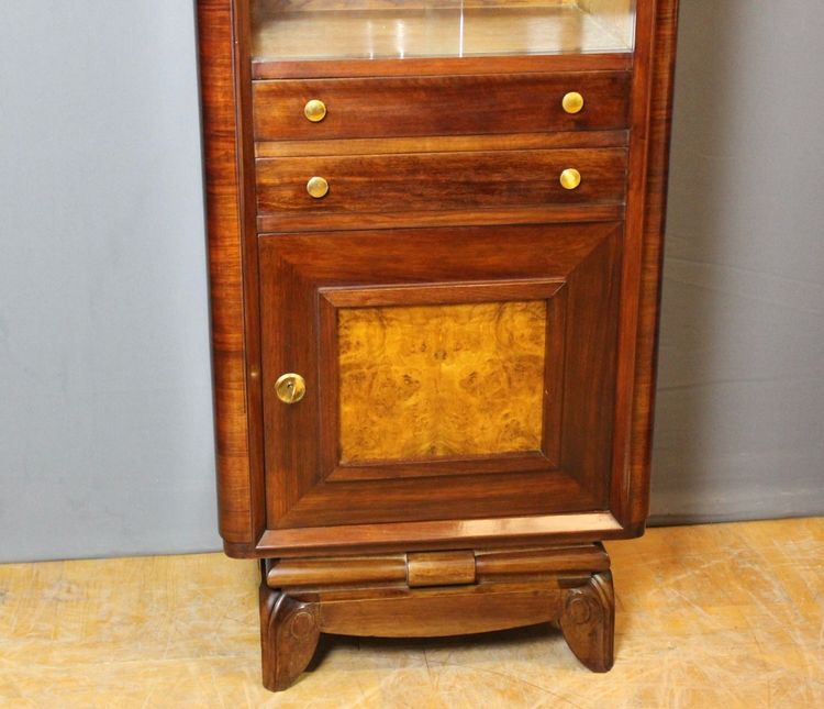 Art Deco Period Walnut Silver Cabinet