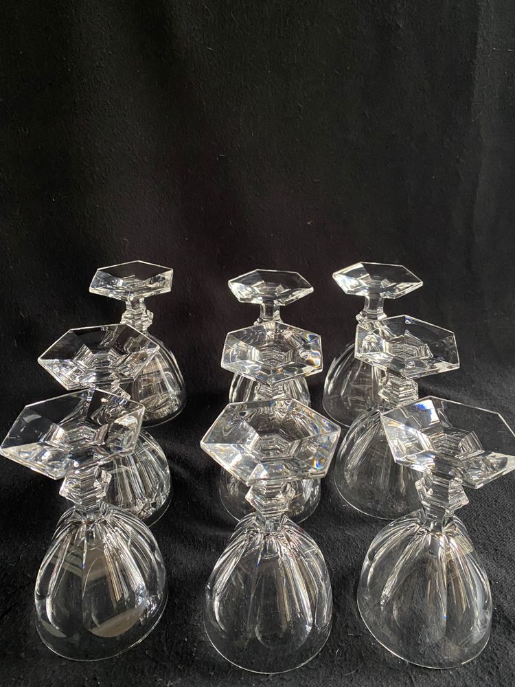 Baccarat set of 45 Harcourt crystal glasses