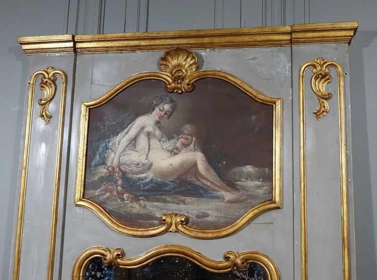 Trumeau Painting Leda and the Swan