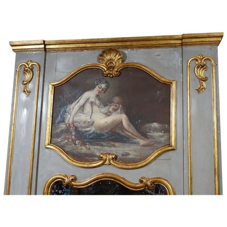 Trumeau Painting Leda and the Swan