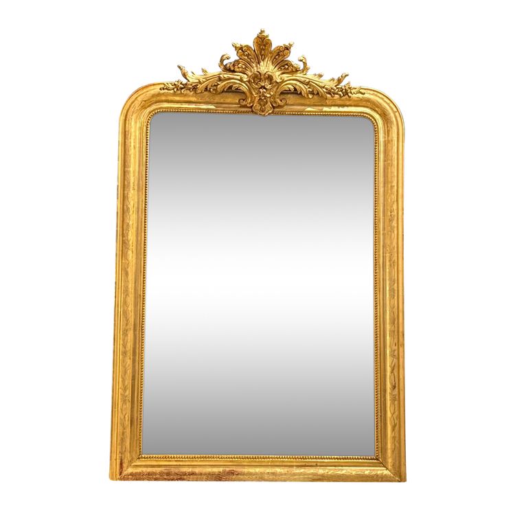 Louis Philippe mirror with pediment Ref. 597/ 102x155