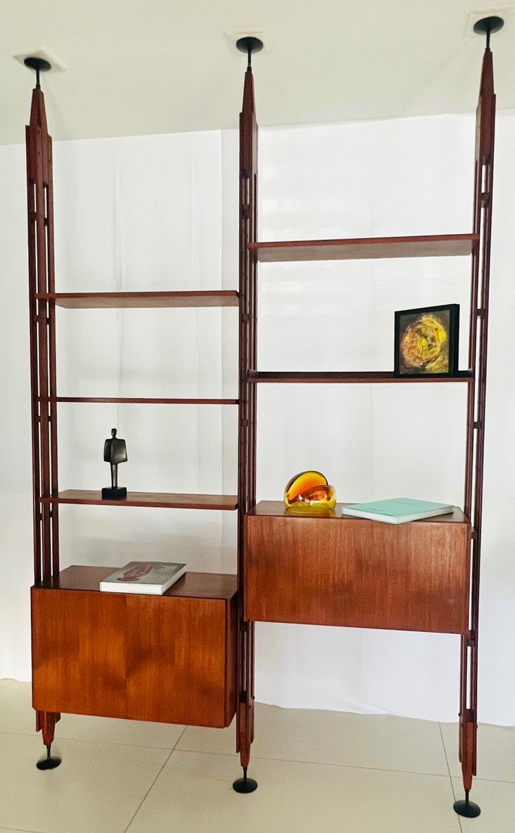 LB7 "Infinito" modular bookcase by Franco Albini for Poggi, Italy 1957