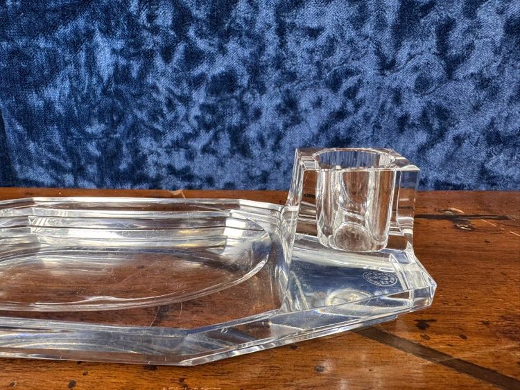 Baccarat: Rare Crystal Pen Holder Circa 1950