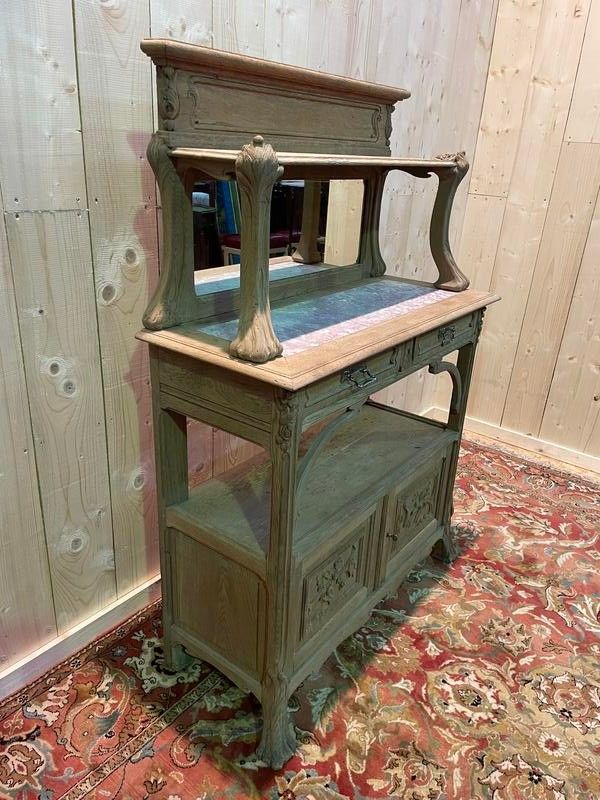 Low Art Nouveau oak sideboard