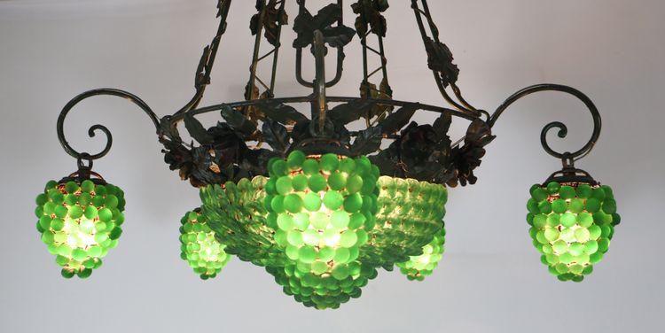 Murano chandelier Italy art deco period